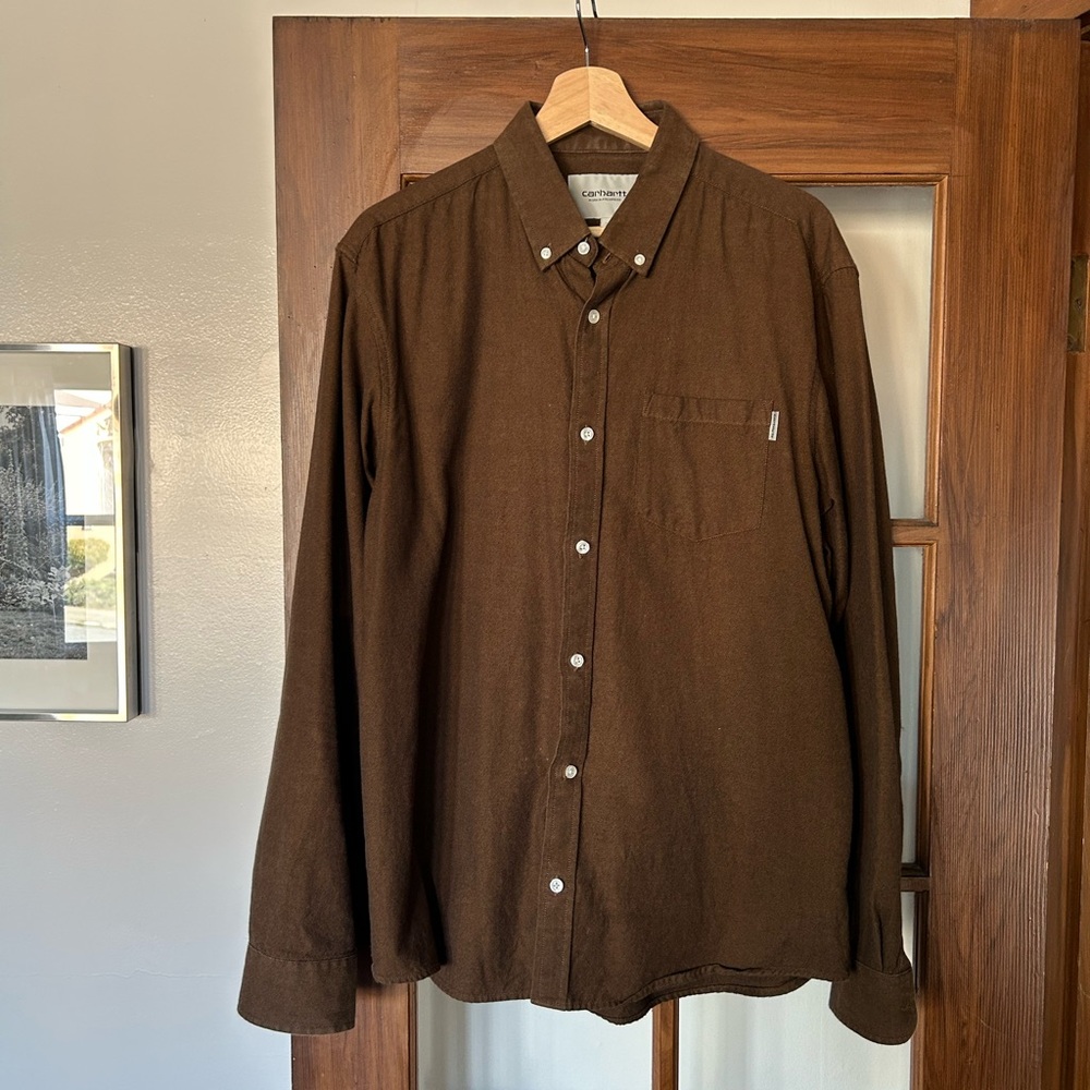 Carhartt WIL Dalton Shirt in Brown